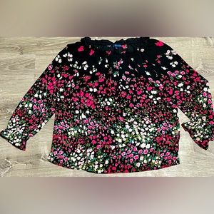 ❤️3/$15❤️RSVP by Talbots Floral Off Shoulder Blouse